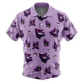 Pokemon Gastly Haunter Gengar Purple Hawaiian Shirt - Dimensional Era