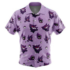 Pokemon Gastly Haunter Gengar Purple Hawaiian Shirt - Dimensional Era