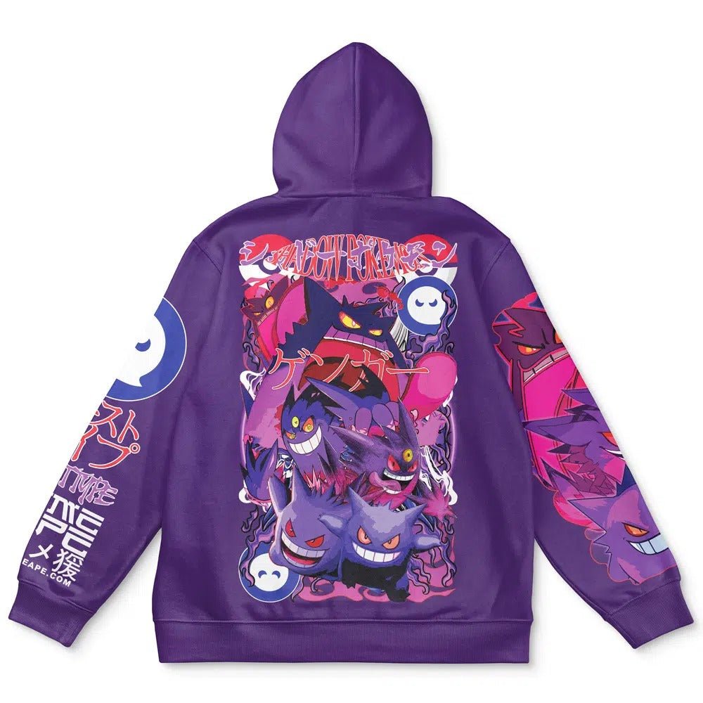 Pokemon Gengar Purple Hoodie - Dimensional Era