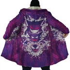 Pokemon Ghastly Haunter Gengar Graffiti Zip Hooded Cloak - Dimensional Era