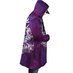 Pokemon Ghastly Haunter Gengar Graffiti Zip Hooded Cloak - Dimensional Era