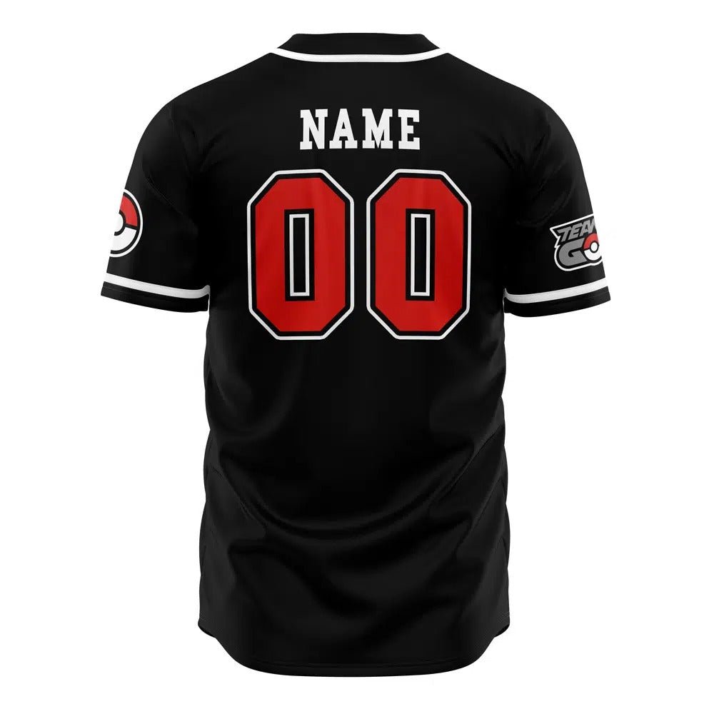 Pokemon Team Rocket Custom Baseball Jersey - Dimensional Era