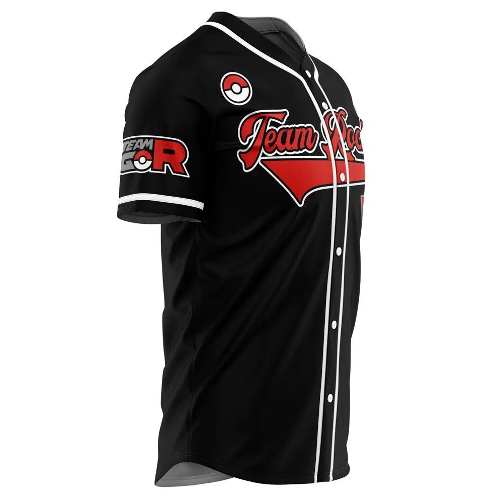 Pokemon Team Rocket Custom Baseball Jersey - Dimensional Era