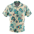 Pokemon Totodile All Over Print Hawaiian Shirt - Dimensional Era