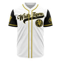 Power Rangers White Tiger Tommy Baseball Jersey - Dimensional Era