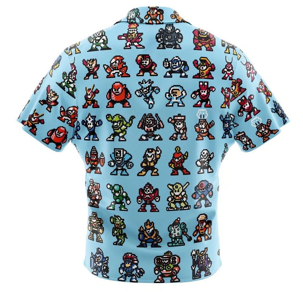 Retro Pixel Game Character Hawaiian Shirt - Dimensional Era