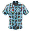 Retro Pixel Game Character Hawaiian Shirt - Dimensional Era