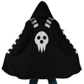 Soul Eater Logo Long Polar Fleece Zip Coat - Dimensional Era