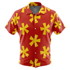 SpongeBob Mr. Krabs Yellow Asterisk Hawaiian Shirt - Dimensional Era