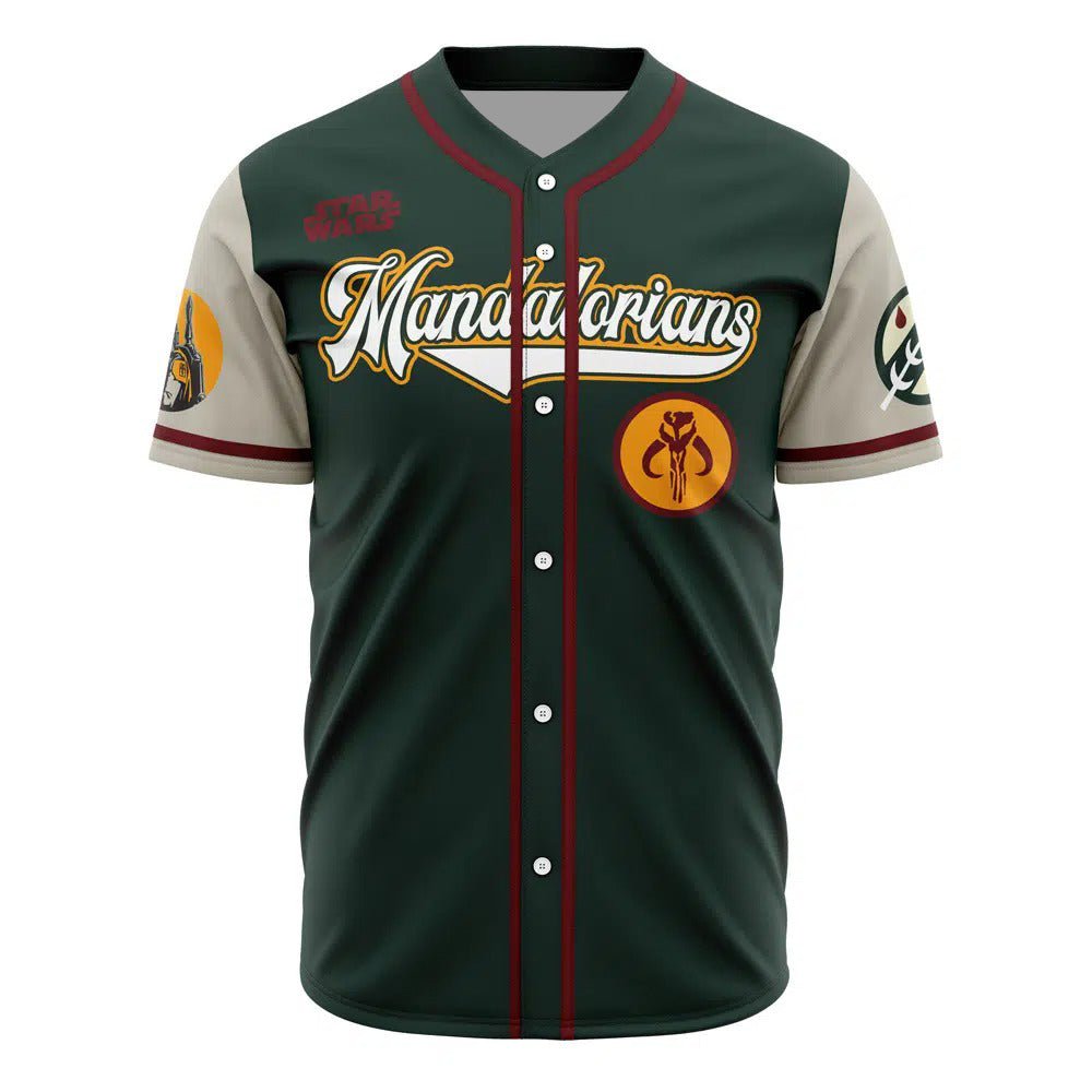 Star Wars Mandalorian Fett Custom Baseball Jersey - Dimensional Era