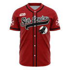 Star Wars Sith Empire Darth Vader Custom Baseball Jersey - Dimensional Era