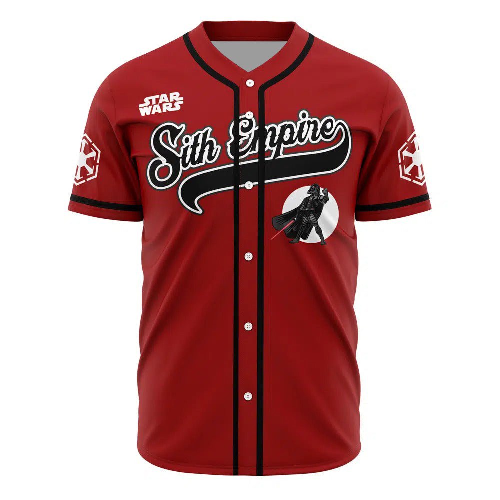 Star Wars Sith Empire Darth Vader Custom Baseball Jersey - Dimensional Era
