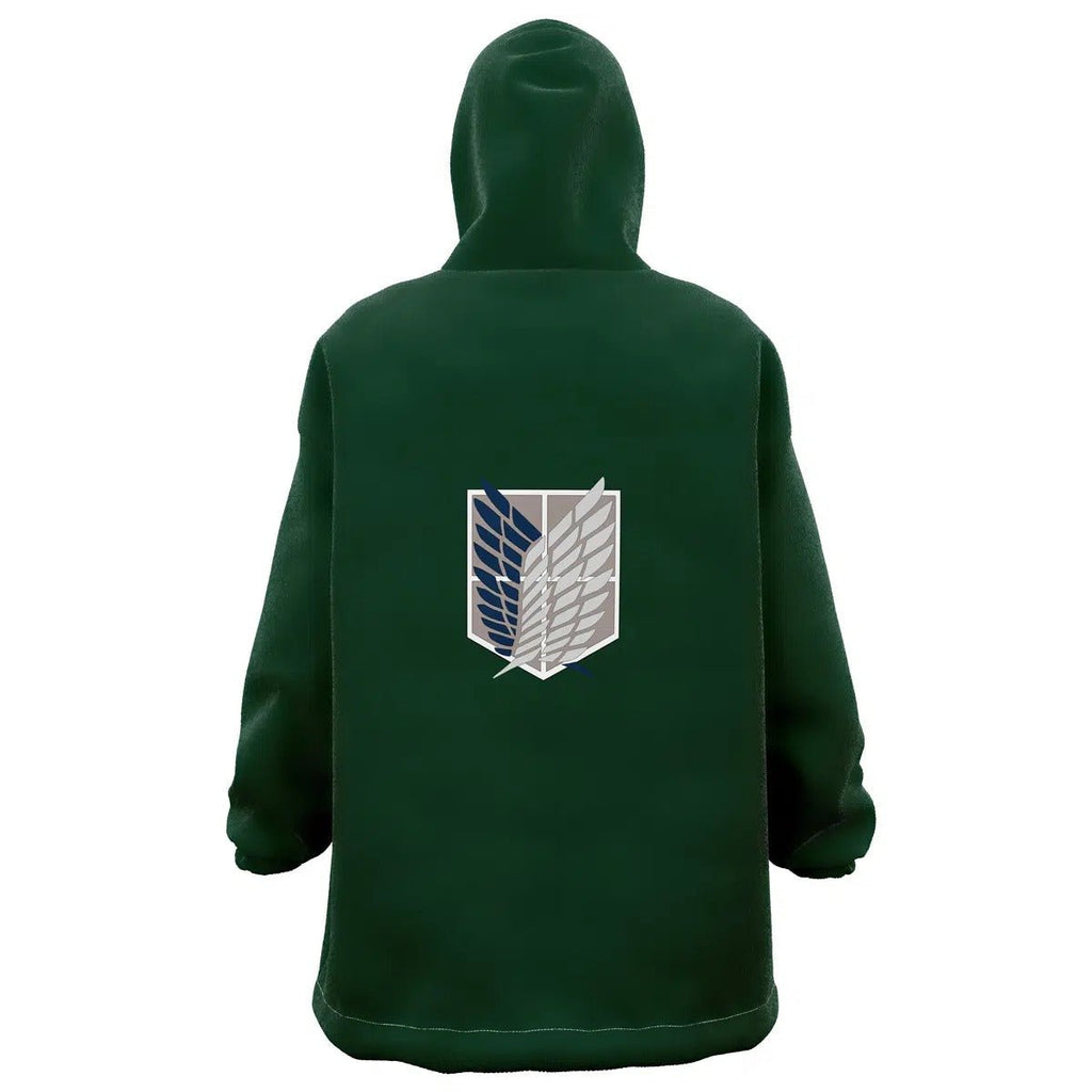 Survey Corps Wings of Freedom Hoodie Blanket - Dimensional Era