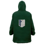 Survey Corps Wings of Freedom Hoodie Blanket - Dimensional Era