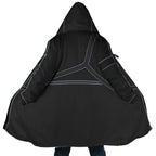 Sword Art Online Line Print Fleece Hooded Cloak - Dimensional Era