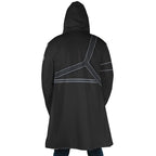 Sword Art Online Line Print Fleece Hooded Cloak - Dimensional Era