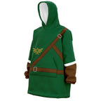 The Legend of Zelda Link Cosplay Hoodie Blanket - Dimensional Era