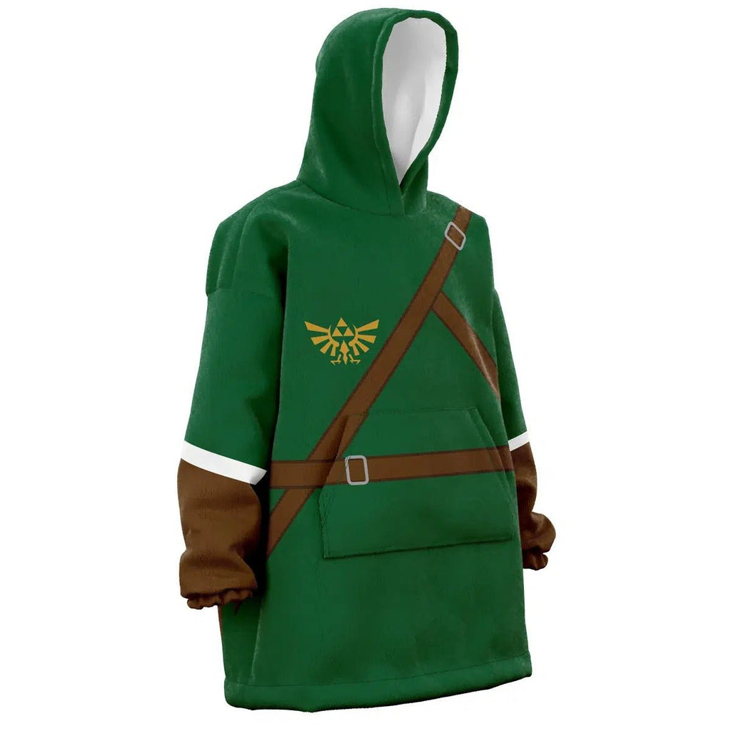 The Legend of Zelda Link Cosplay Hoodie Blanket - Dimensional Era