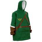 The Legend of Zelda Link Cosplay Hoodie Blanket - Dimensional Era
