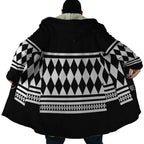 Tokyo Revengers Diamond Print Fleece Hooded Cloak - Dimensional Era