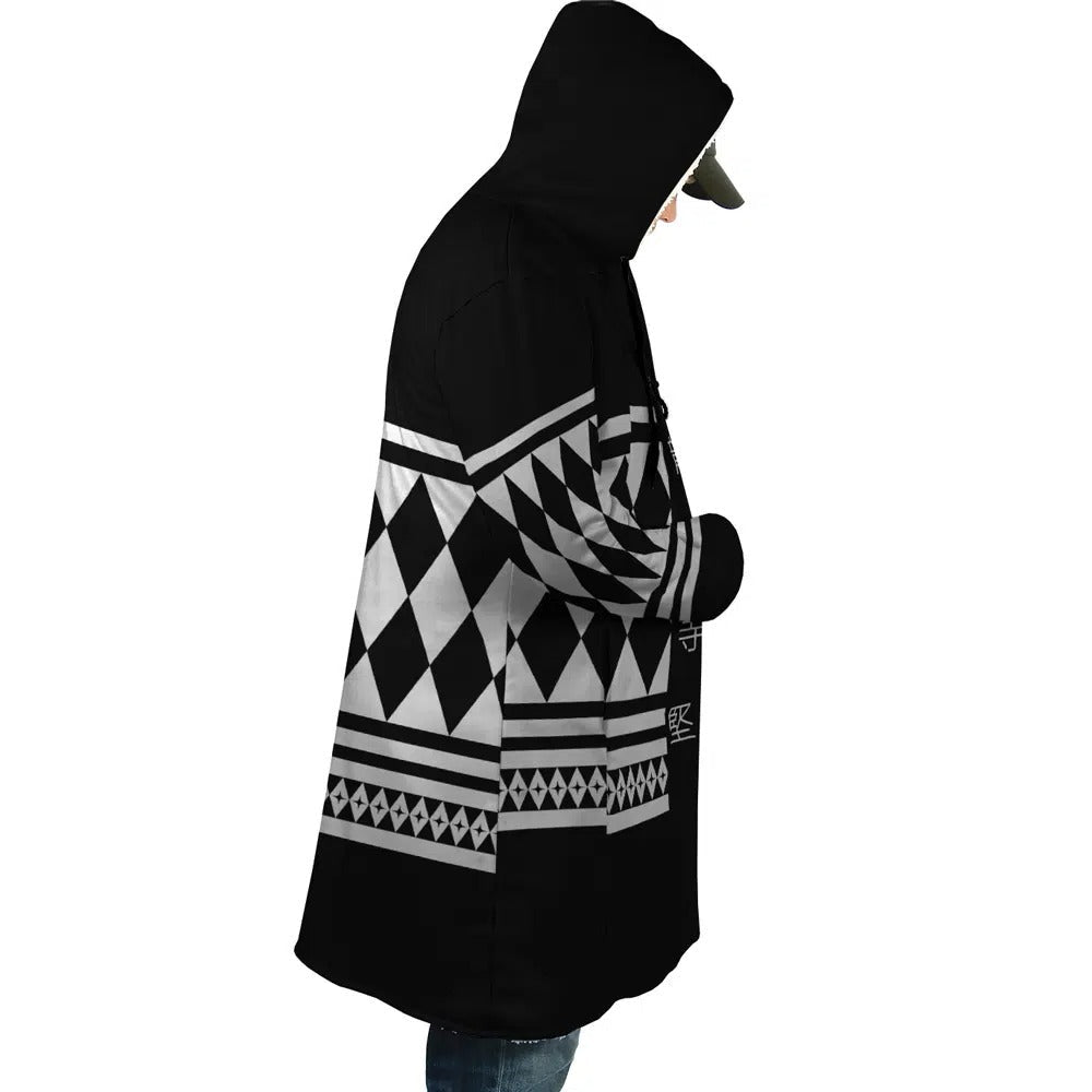 Tokyo Revengers Diamond Print Fleece Hooded Cloak - Dimensional Era