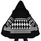 Tokyo Revengers Diamond Print Fleece Hooded Cloak - Dimensional Era