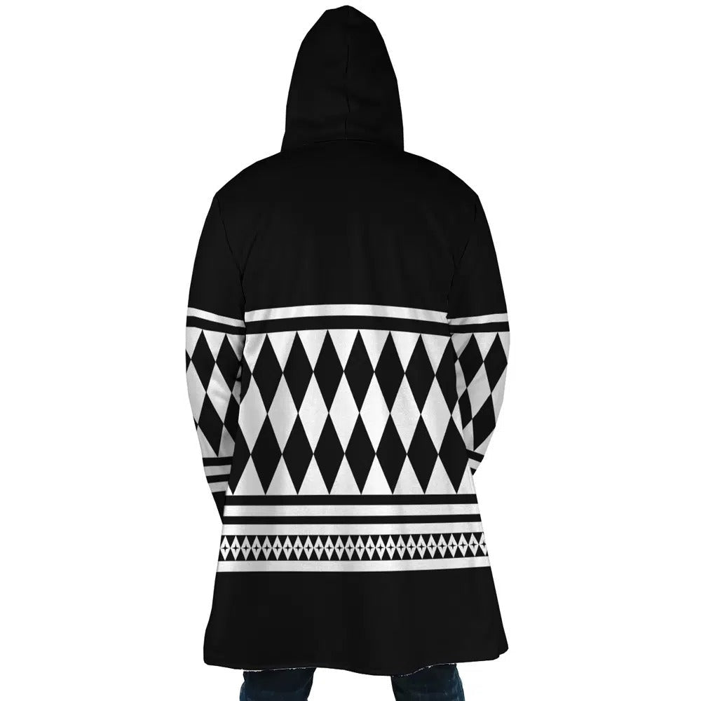 Tokyo Revengers Diamond Print Fleece Hooded Cloak - Dimensional Era
