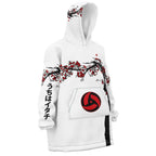 Uchiha Itachi Plum Blossom Hoodie Blanket - Dimensional Era