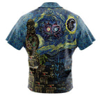 Van Gogh Starry Night Majora's Mask Zelda Hawaiian Shirt - Dimensional Era