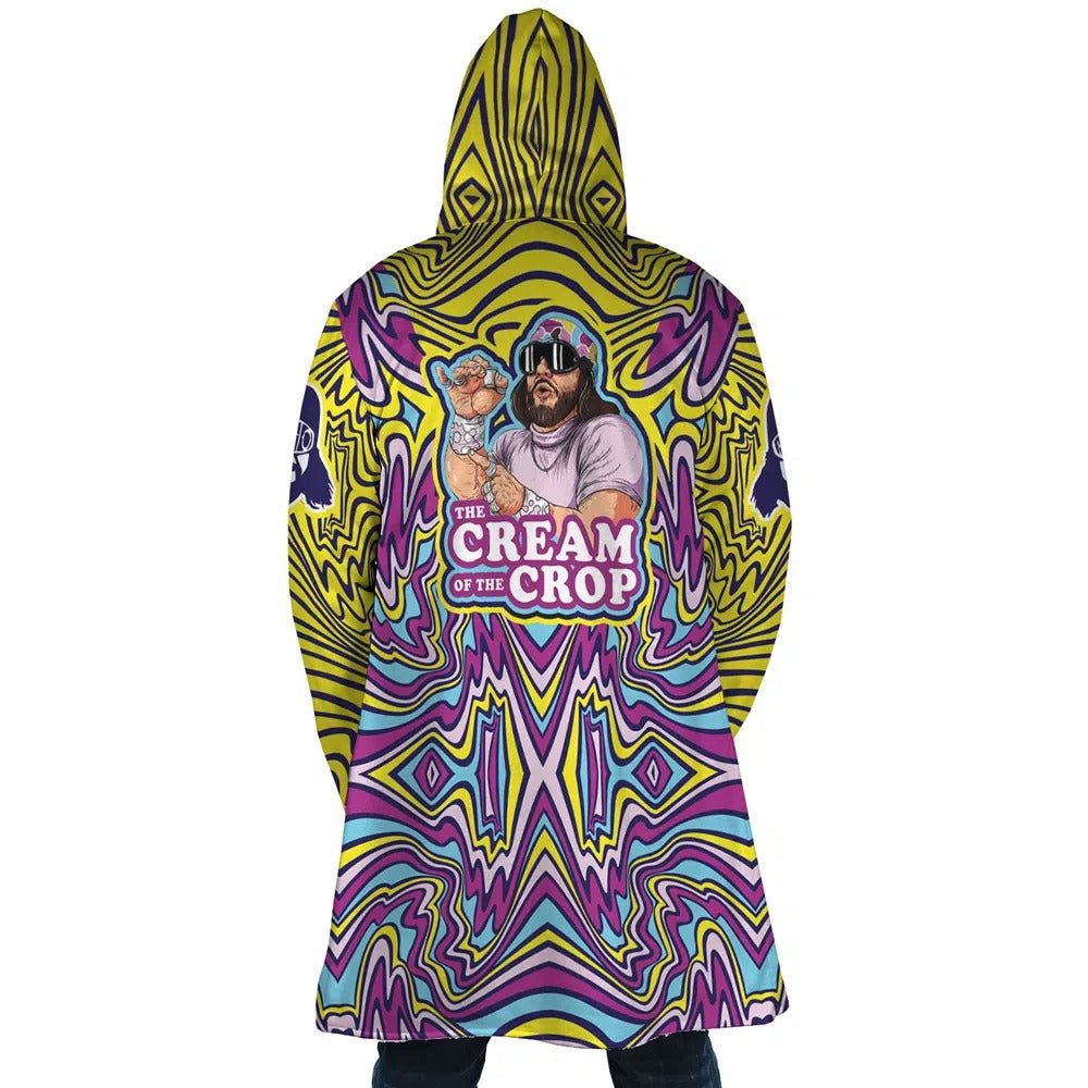 WWE Macho Man Psychedelic Wave Zip Hooded Cloak - Dimensional Era