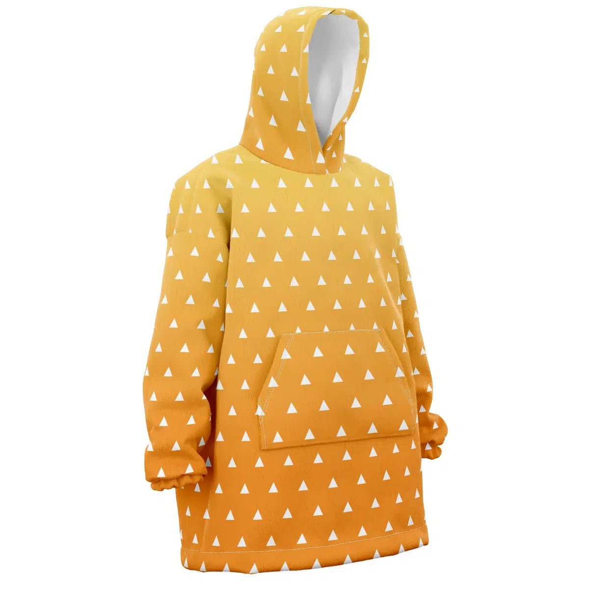 Zenitsu Yellow Triangle Hoodie Blanket - Dimensional Era